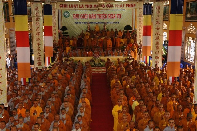 Chùm ảnh: Lễ bế mạc đại giới đàn Thiện Hòa VII
