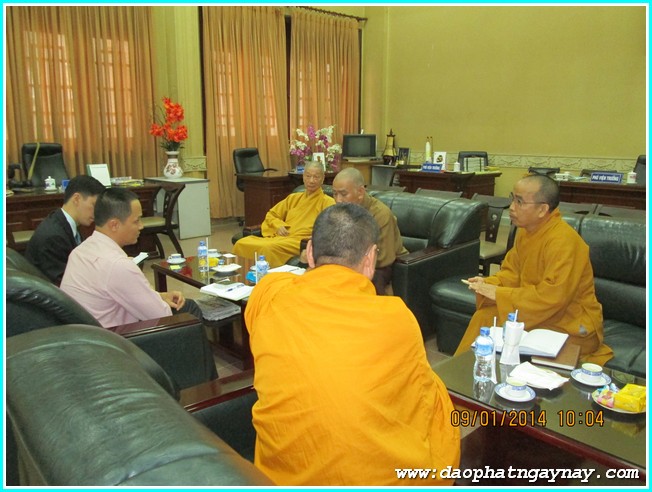 TP. HCM: Phái đoàn Ấn Độ - Hoa Kỳ đến thăm Học viện PGVN tại TP. HCM