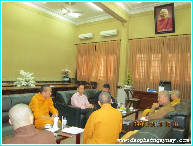 TP. HCM: Phái đoàn Ấn Độ - Hoa Kỳ đến thăm Học viện PGVN tại TP. HCM