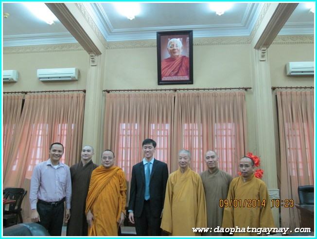 TP. HCM: Phái đoàn Ấn Độ - Hoa Kỳ đến thăm Học viện PGVN tại TP. HCM