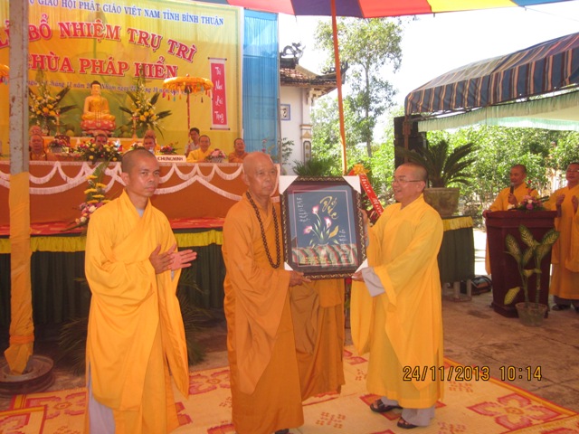 Bình Thuận: Lễ bổ nhiệm trụ trì chùa Pháp Hiển - Hàm Tân