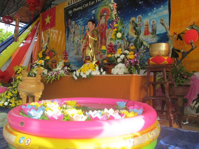 Bình Phước: Lễ vía Phật A Di Đà tại chùa Thanh Minh