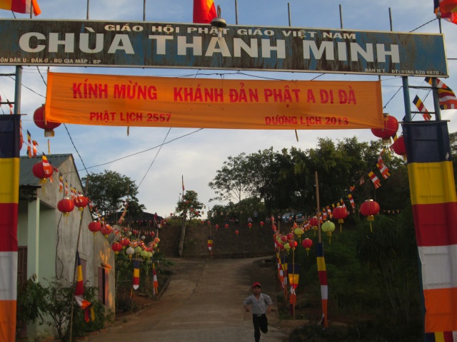 Bình Phước: Lễ vía Phật A Di Đà tại chùa Thanh Minh