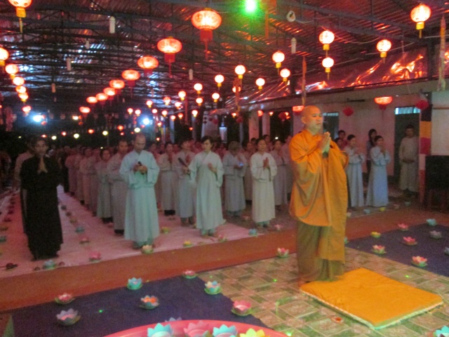 Bình Phước: Lễ vía Phật A Di Đà tại chùa Thanh Minh