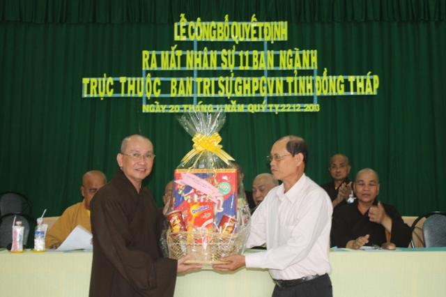 ĐỒNG THÁP: Lễ Ra Mắt 11 Ban Trị Sự GHPGVN Tỉnh Đồng Tháp Nhiệm Kỳ VII (2012 – 2017)