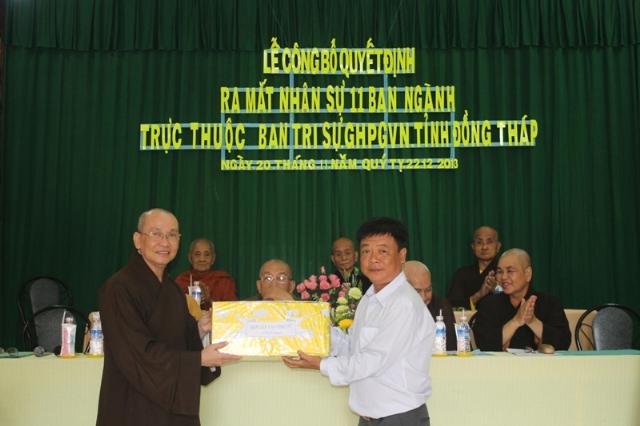 ĐỒNG THÁP: Lễ Ra Mắt 11 Ban Trị Sự GHPGVN Tỉnh Đồng Tháp Nhiệm Kỳ VII (2012 – 2017)