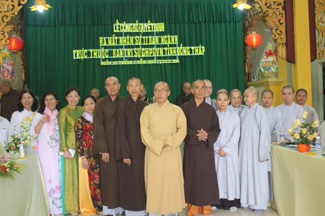 ĐỒNG THÁP: Lễ Ra Mắt 11 Ban Trị Sự GHPGVN Tỉnh Đồng Tháp Nhiệm Kỳ VII (2012 – 2017)