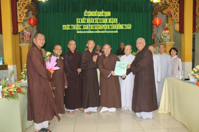 ĐỒNG THÁP: Lễ Ra Mắt 11 Ban Trị Sự GHPGVN Tỉnh Đồng Tháp Nhiệm Kỳ VII (2012 – 2017)