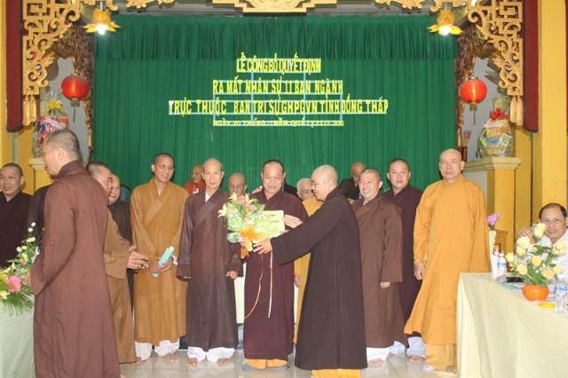 ĐỒNG THÁP: Lễ Ra Mắt 11 Ban Trị Sự GHPGVN Tỉnh Đồng Tháp Nhiệm Kỳ VII (2012 – 2017)