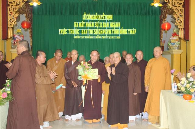 ĐỒNG THÁP: Lễ Ra Mắt 11 Ban Trị Sự GHPGVN Tỉnh Đồng Tháp Nhiệm Kỳ VII (2012 – 2017)