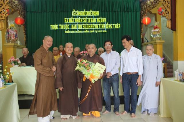 ĐỒNG THÁP: Lễ Ra Mắt 11 Ban Trị Sự GHPGVN Tỉnh Đồng Tháp Nhiệm Kỳ VII (2012 – 2017)