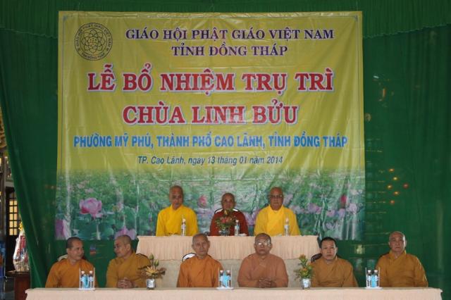 Thành Phố Cao Lãnh: Lễ Bổ Nhiệm Trù Trì Chùa Linh Bửu