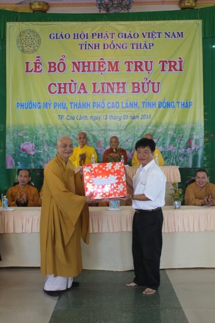 Thành Phố Cao Lãnh: Lễ Bổ Nhiệm Trù Trì Chùa Linh Bửu