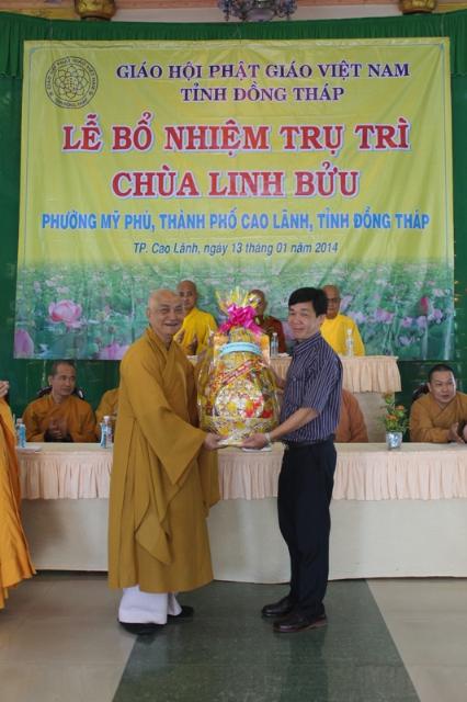 Thành Phố Cao Lãnh: Lễ Bổ Nhiệm Trù Trì Chùa Linh Bửu