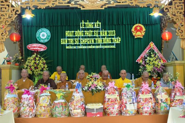 Đồng Tháp: Phật Giáo Đồng Tháp Tổng Kết Hoạt Động Phât Sự Năm 2013