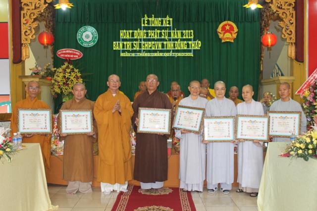 Đồng Tháp: Phật Giáo Đồng Tháp Tổng Kết Hoạt Động Phât Sự Năm 2013