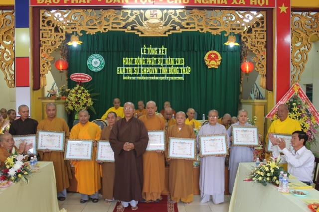 Đồng Tháp: Phật Giáo Đồng Tháp Tổng Kết Hoạt Động Phât Sự Năm 2013