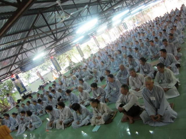 Khóa tu cuối năm - Pháp hội niệm Phật chùa Linh Sơn Pháp Ấn