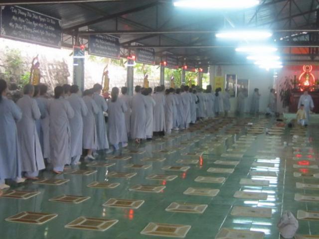 Khóa tu cuối năm - Pháp hội niệm Phật chùa Linh Sơn Pháp Ấn