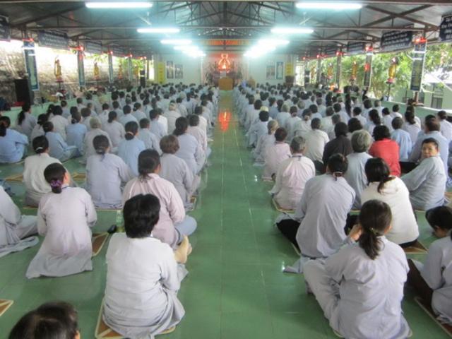 Khóa tu cuối năm - Pháp hội niệm Phật chùa Linh Sơn Pháp Ấn