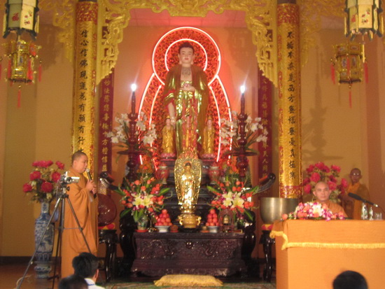 Chùa Minh Thiện khai khóa “Một ngày an lạc” đầu năm