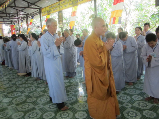 Chùa Minh Thiện khai khóa “Một ngày an lạc” đầu năm