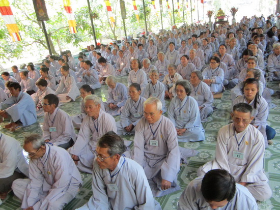 Chùa Minh Thiện khai khóa “Một ngày an lạc” đầu năm