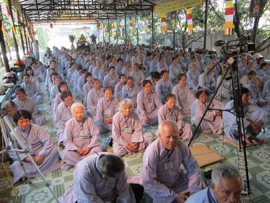 Chùa Minh Thiện khai khóa “Một ngày an lạc” đầu năm
