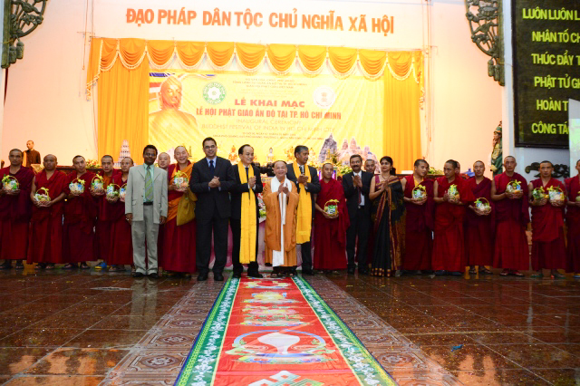TP. HCM: Khai mạc Lễ hội Phật giáo Ấn Độ tại chùa Phổ Quang
