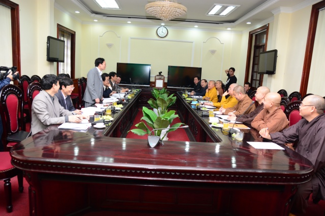Ninh Bình: Ủy ban tổ chức Đại lễ Vesak 2014 làm việc với UBND tỉnh Ninh Bình