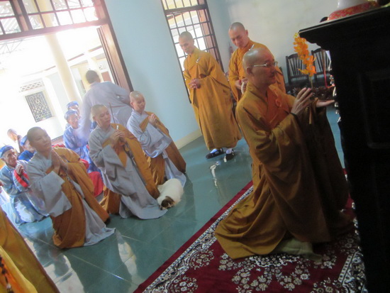 Lễ an vị tôn tượng Phật A Di Đà tại chùa Bảo Long