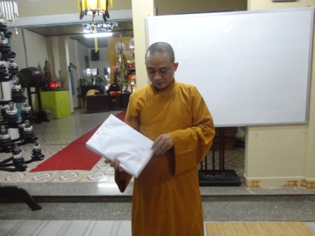 Kỳ thi Học Kỳ I-Năm II của Lớp Giáo Lý-Chùa Thiên Chánh