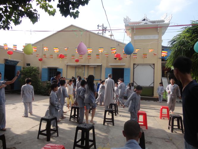 TP.HCM: Buổi Tất niên khóa tu Gieo Hạt Từ Tâm chùa Thiên Chánh