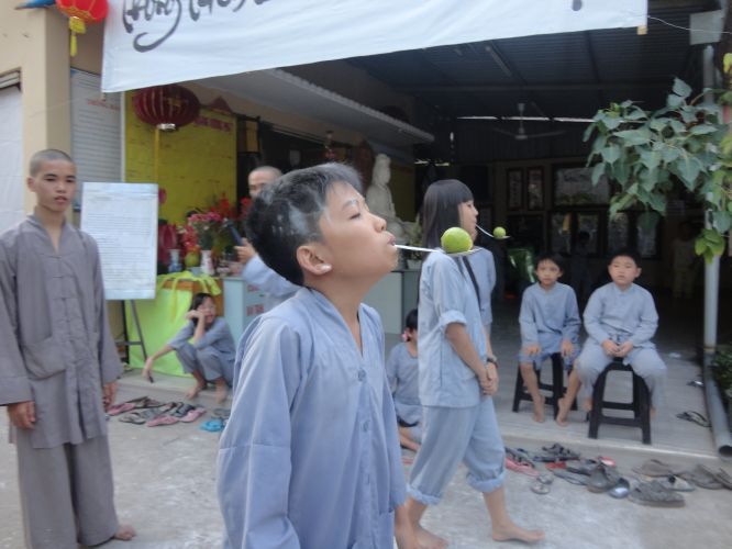 TP.HCM: Buổi Tất niên khóa tu Gieo Hạt Từ Tâm chùa Thiên Chánh