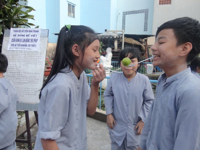 TP.HCM: Buổi Tất niên khóa tu Gieo Hạt Từ Tâm chùa Thiên Chánh