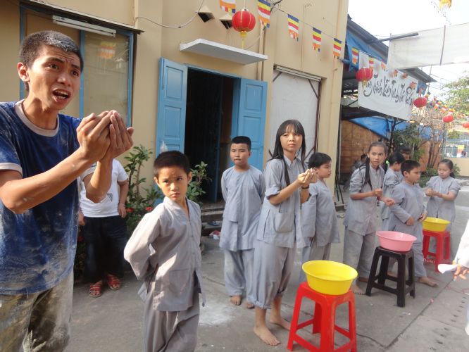 TP.HCM: Buổi Tất niên khóa tu Gieo Hạt Từ Tâm chùa Thiên Chánh