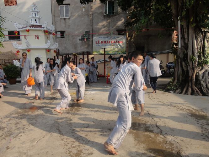 TP.HCM: Buổi Tất niên khóa tu Gieo Hạt Từ Tâm chùa Thiên Chánh