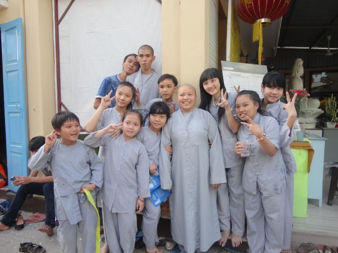 TP.HCM: Buổi Tất niên khóa tu Gieo Hạt Từ Tâm chùa Thiên Chánh