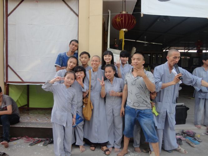 TP.HCM: Buổi Tất niên khóa tu Gieo Hạt Từ Tâm chùa Thiên Chánh