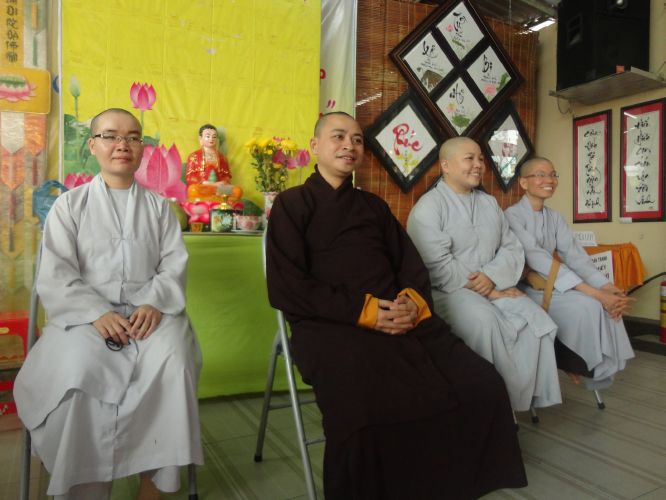 TP.HCM: Buổi Tất niên khóa tu Gieo Hạt Từ Tâm chùa Thiên Chánh