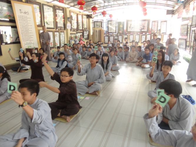 TP.HCM: Buổi Tất niên khóa tu Gieo Hạt Từ Tâm chùa Thiên Chánh