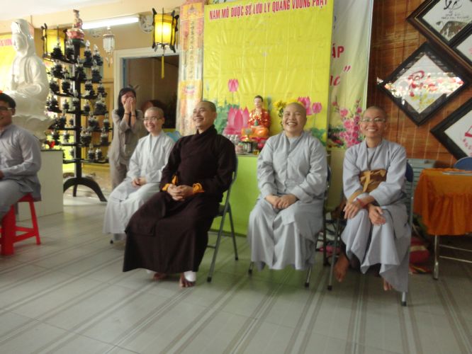 TP.HCM: Buổi Tất niên khóa tu Gieo Hạt Từ Tâm chùa Thiên Chánh