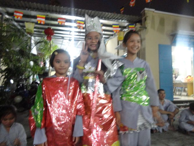 TP.HCM: Buổi Tất niên khóa tu Gieo Hạt Từ Tâm chùa Thiên Chánh