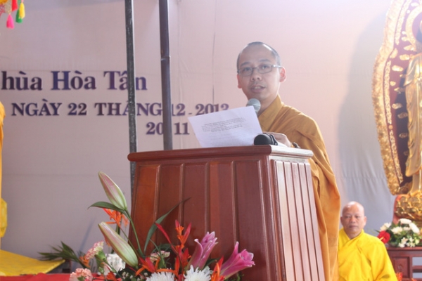 Khánh Hòa: Lễ Đặt đá Đại trùng tu chùa Hòa Tân (Cam Lâm)