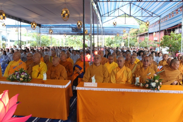 Khánh Hòa: Lễ Đặt đá Đại trùng tu chùa Hòa Tân (Cam Lâm)