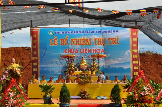 Đăk Nông: Lễ bổ nhiệm trụ trì chùa Liên Hoa