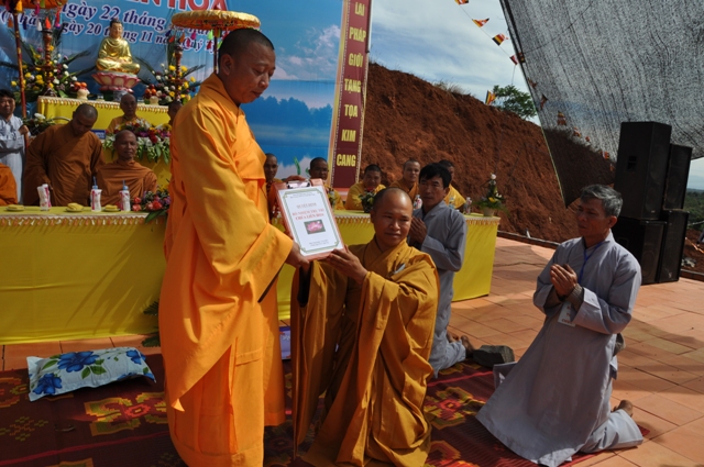 Đăk Nông: Lễ bổ nhiệm trụ trì chùa Liên Hoa