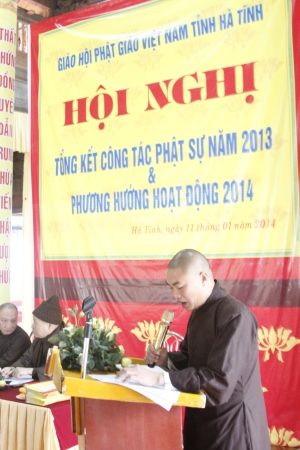 Phật giáo Hà Tĩnh tổ chức Hội nghị tổng kết công tác Phật sự năm 2013