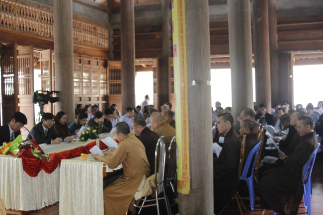 Phật giáo Hà Tĩnh tổ chức Hội nghị tổng kết công tác Phật sự năm 2013