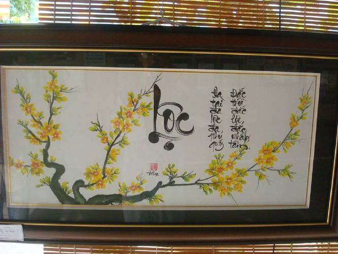 TP.HCM: Triển lãm tranh thư pháp với chủ đề &quot;Xuân An Lạc&quot; chùa Thiên Chánh